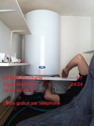 apams plomberie Neyron pose et installation de chauffe eau